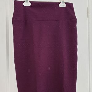 💚Purple pencil skirt